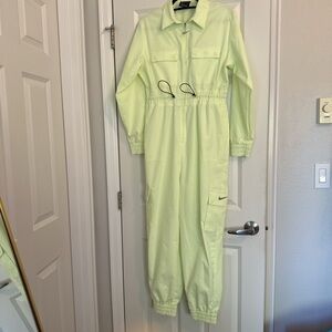 Nike Lime Green Utility Jumpsuit
